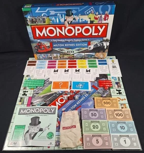 Hasbro Milton Keynes Monopoly Property Trading Board Game 2015 Complete - Picture 1 of 12