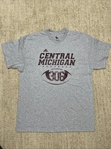 Adidas #306 Central Michigan Football University Size XL Gray New No Tags - Picture 1 of 6