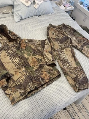 Cabelas Vintage Waterproof Jacket And Pants Set Silent Realtree - Image 1 of 4