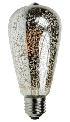 4W Crackle Glazed Led Filament Bulb, St64, E27, 1800K, 200Lm, Dimmable - Image 1 of 3