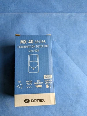 Optex MX-40PIC Series Combination Motion Detector, White, New.  Free Shipping. - Image 1 of 4