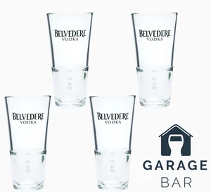 Juego de 4 vasos Belvedere Vodka Highball 37cl totalmente nuevos - Imagen 1 de 2