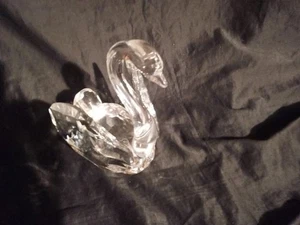 VINTAGE KRISTALL SORELLE SCHWAN FIGUR 6 ZOLL - Bild 1 von 1