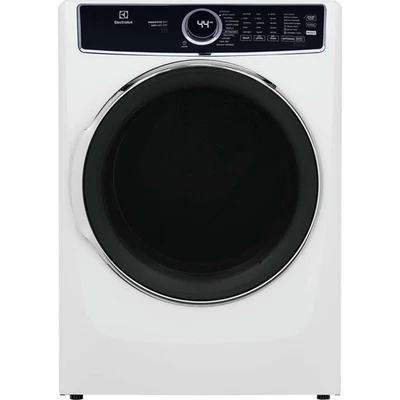 Electrolux ELFG7637A 27"W 8 Cu. Secadora de gas con clasificación Energy Star - blanca Foto 1 de 4