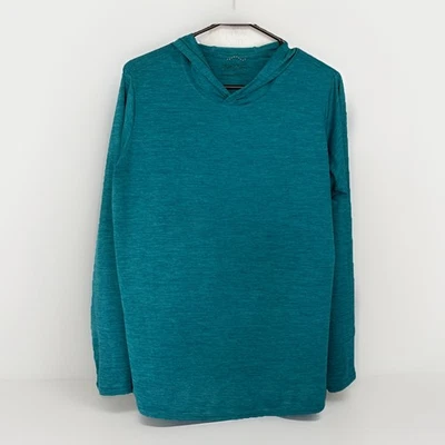 Толстовка с капюшоном женская Patagonia Capilene классная повседневная большая изумрудно-зеленая солнечная - Изображение 1 из 4