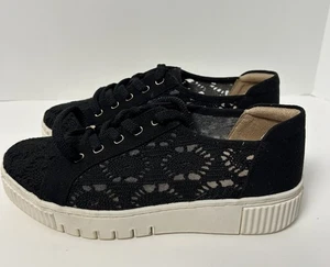 Soul Naturalizer Shoes Womens Size 8.5 Lace Crochet Low Top Casual Sneakers - Picture 1 of 10