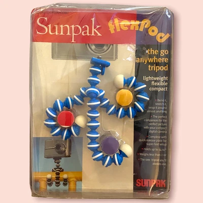 Vintage NWT Sunpak FlexPod Pro Lightweight Gripper Camera Tripod Photography - Image 1 of 3