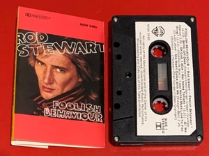 ROD STEWART Foolish Behaviour Cassette Tape Very Good+ Condition - Picture 1 of 1