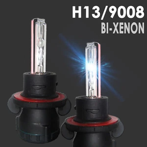 2x Bi-Xenon H13 9008 HID Bulbs AC 35W Dual Hi/Lo Headlight Replacement All Color - Bild 1 von 5