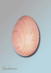 Stopfei aus Holz Holzei Holzstopfei Nähei Dekoei Brütei Osterei Deko-Ei Buchenei - Bild 1 von 2