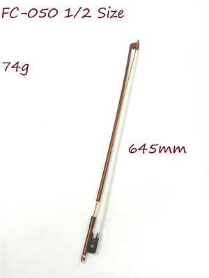Symphony FC-050 1/2 Size Cello Bow–Brazil-wood, Octagonal Stick, Real Horse Hair - Image 1 of 4