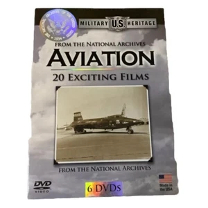 Aviation 20 Exciting Films From National Archives Dvd Documentary War Planes - Picture 1 of 8