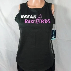 Girls' Graphic Tank Top-Heather Break Records-Various Sizes-New with Tags - Picture 1 of 10