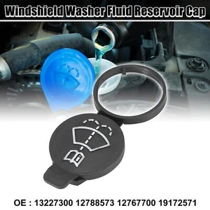 Black 13227300 Windshield Washer Fluid Reservoir Cap for Chevrolet for Cadillac - Picture 1 of 7