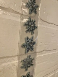 NEW * RECOLLECTIONS (SNOWFLAKE) RHINESTONE STICKERS * 1 SHEET * GORGEOUS - Picture 1 of 5