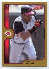2002 Upper Deck Victory GOLD Baseball - #470 - Barry Larkin - Cincinnati Reds