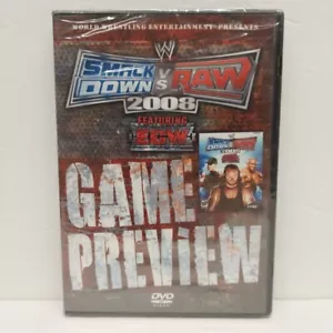 WWE Smackdown vs Raw 2008 Game Preview Promo (DVD) New Sealed Free Shipping OOP - Picture 1 of 3