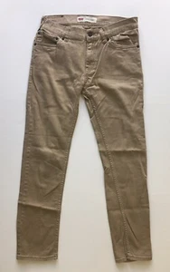 Levi's 510 Beige Denim Jeans Womens Size 29/29 18 Regular Skinny P04 - Picture 1 of 12
