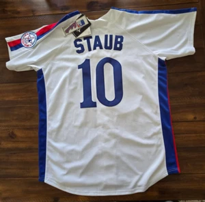 Maglia Rusty Staub Montreal Expos taglia 56 nuova con etichette Majestic 1982 *LEGGI* - Foto 1 di 13