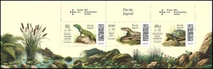 Reptilien - Eidechse, Ringelnatter, Schildkröte - postfrisch -MH 129 (3844-3846) - Picture 1 of 3