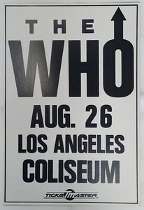 La OMS Original 14x22 L.A. Póster de concierto Coliseo vintage 1989 - Imagen 1 de 2