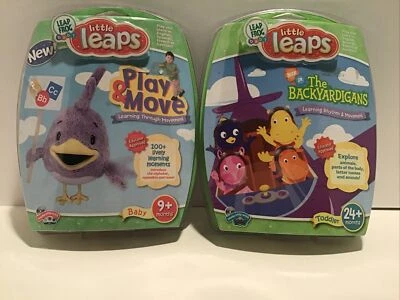 Leap Frog, Little Leaps The Backyardigans & Play Move- New In Packaging Lot Of 2 - Image 1 of 3