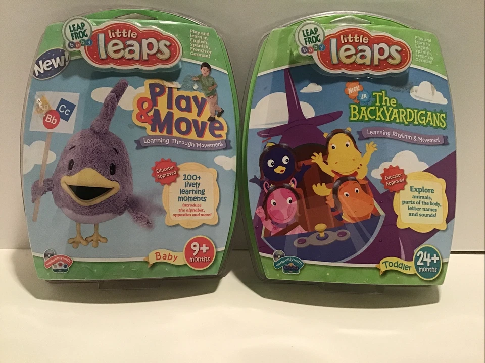 Leap Frog, Little Leaps The Backyardigans & Play Move- New In Packaging Lot Of 2 - Image 1 of 3