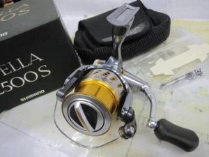 Carrete giratorio Shimano's 07 STELLA 2500S caza mayor pesca con caja bolsa usado - Imagen 1 de 7