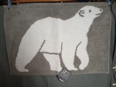 Hogar Baño Cocina Invierno Wonder Lane Brillo y Glam Oso Polar Alfombra Navidad Foto 1 de 4