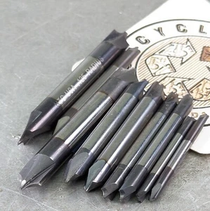 9xHarvey Eckabrundung Hartmetall Doppelschaftfräser 4F 0,020-0,125R scharf! USA!384 - Bild 1 von 11