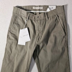 NWT Denim & Flower Ricky Singh Men's Stretch Slim Soho Chino Pants Khaki 29 - Picture 1 of 11