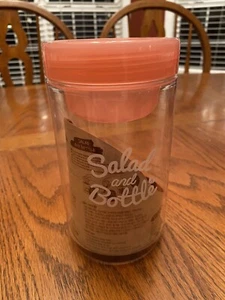 Komax Salad Bottle Leak Proof Salad Sauce Dressing Case (Pink) - Picture 1 of 4