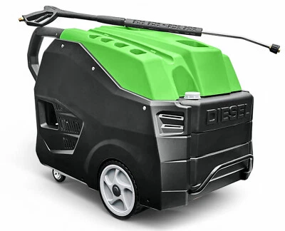 DETEC. Heißwasser Hochdruckreiniger DT-7820 Dampfstrahler Diesel 210Bar 15l/min 110C°