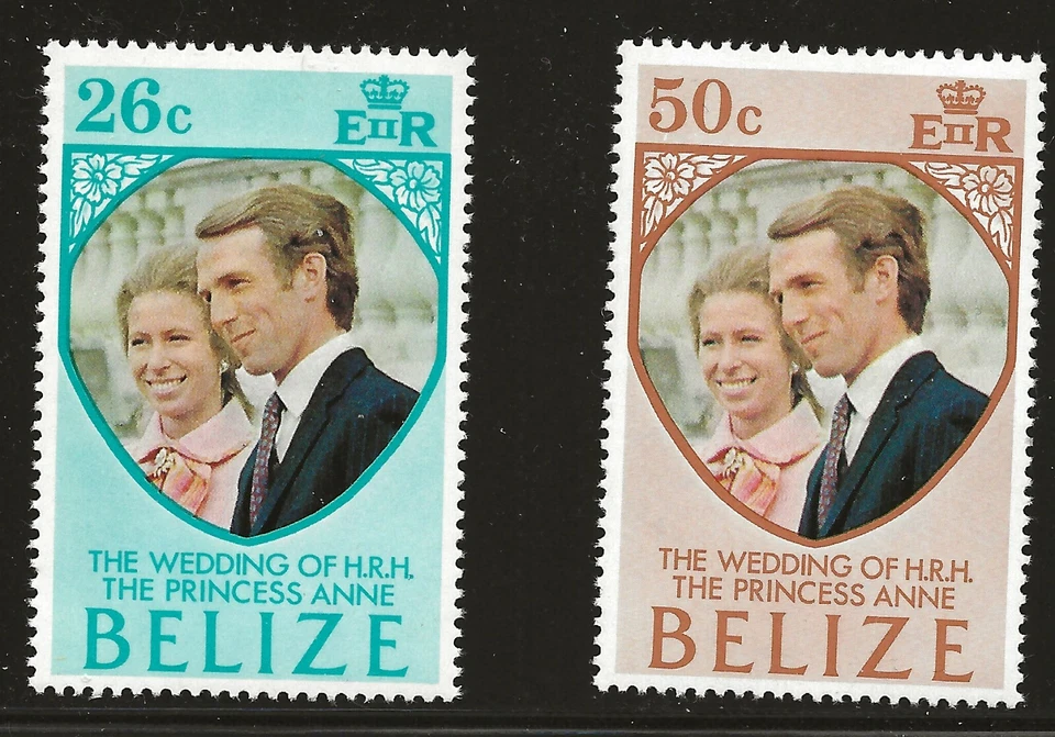 Juego completo Belize Scott #325-26, singles 1973 en buen estado MNH Foto 1 de 1