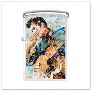 ZIPPO - Elvis Presley the King - Benzin Sturm Feuerzeug - Chrome Brushed - Bild 1 von 1