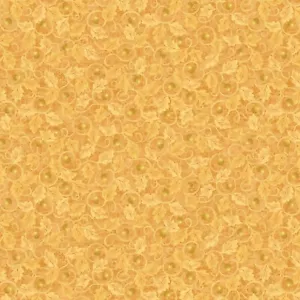 Benartex Autumn Breeze by Nancy Halvorsen 17151 30 Gold Acorn Twirl Cotton - Bild 1 von 1