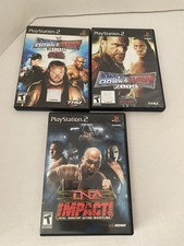 WWE Smackdown Vs Raw 2009 2008 smackdown & TNA Impact Lot Playstation  PS2