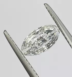 GIA Certified Natural Oval Mixed Cut Diamond 0.90 Ct D SI2 For Jewelry Ring - Picture 1 of 10