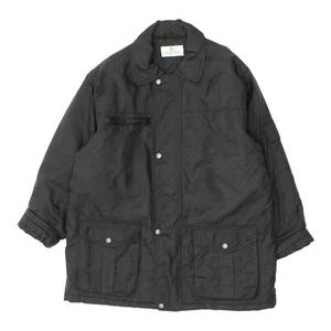 Chaqueta de nailon Valentino Sport para hombre con cuello negro | Abrigo de diseñador de lujo vintage - Imagen 1 de 3