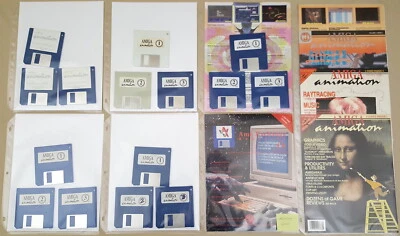 (5) Amiga Animation Disk Magazines ©1991-1992 for Commodore Amiga +Some Extras - Image 1 of 4