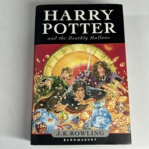 Harry Potter and the Deathly Hallows J. K. Rowling Hardback First Edition 2007 - Imagen 1 de 24