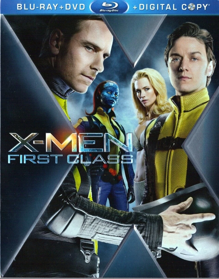 Blu-Ray + DVD X-Men: First Class (PG-13, 2011) Marvel Tested 20th Century Fox - Image 1 of 1