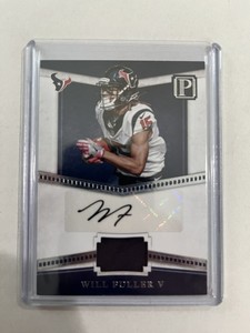 2017 Panini Pantheon Scripts /99 Will Fuller V #PS-WF Auto Patch/MEM