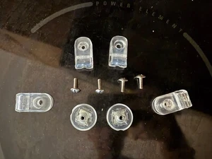 Riddell Revo SPEED Football Helmet Standard Facemask Hardware Clips Screws USED - Picture 1 of 3