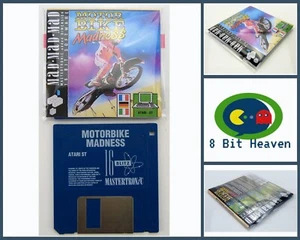 MOTORRAD MADNESS VON MASTERTRONIC FÜR ATARI ST - GETESTET & FUNKTIONSFÄHIG - Bild 1 von 8