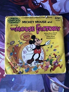 1972 Walt Disney The Mouse Factory Record/LP/Vinyl Mickey Mouse Disneyland - Picture 1 of 3