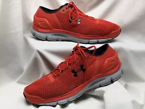 Under Armour Uomo Speed Foam Aspirazione Due Rosso Grigio e Nero Taglia 14 - Foto 1 di 7