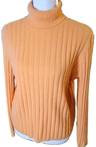 Lord & Taylor 2-fädiger Kaschmir Langarm Rollkragen Ripp Pullover Damen Gr. XL - Bild 1 von 20