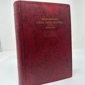 Unfair Trade Practices American Casebook Series Law Book Oppenheim Vintage 1950 - Picture 1 of 4