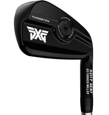 PXG 0311P Gen 7 Black 6-PW, AW, SW Iron Set Regular Mitsubishi MMT 70 Very Good - Image 1 of 2